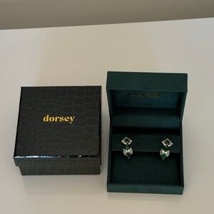 Dorsey earrings josephine lab grown sapphire